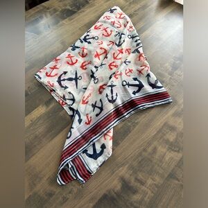 ⛵️⛵️Anchor Motif oversized summer wrap ⚓️⛴️⛵️⛵️💙